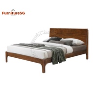 Solid Wooden Bed Frame (Queen/King)