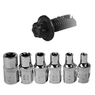 E4e5e6e7e8e10 Plum Blossom Inner Flower E-Shaped Auto Repair Tool 1/4 Socket Head E-Shaped Socket Sm