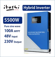 ITOSHI Solar Hybrid Inverter 5500W 48V Pure Sine Wave Inverter Off Grid On Grid 6000W PV Input
