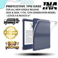 Protective TPU Case for New Amazon Kindle 6'' 2024 Anti-drop Airbag Transparent Cover for Kindle 11t