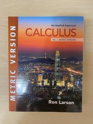 Calculus: An Applied Approach (10th ed.)(2017),  by Ron Larson (華泰文化代理)