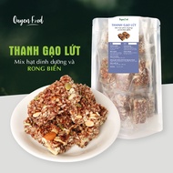 Brown Rice Bar Mixed With Seaweed Seeds QUYEN FOOD-A09 Without Sugar, Diet Cake, Vegan Cereal