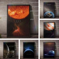 Solar System Canvas Painting Space Planet Art Poster Wall Print Pictures Home Decoration