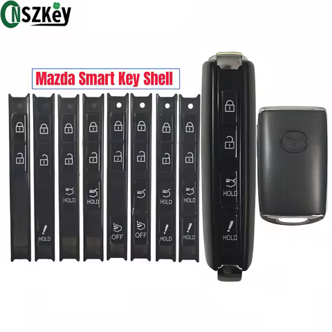 CNSZKEY SKE11E-01 Smart Remote Key Shell Case SKE13D-03 For Mazda CX3 CX-5 CX-9 CX-30 M6 M3 MX-5 Mia