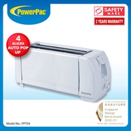 PowerPac Bread Toaster 4 Slice Pop-up ( PPT04)