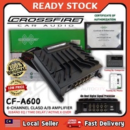 CROSSFIRE A600 4S Series DSP Amplifier 4 In 8 Out Built In 31 Band EQ Built-In Media Player Optical 