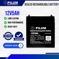 12V 5.0AH / 20HR UPS Sealed Rechargeable Lead Acid Battery 12Volts 5 Ampere Hour Battery Rechargeabl