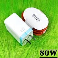 สำหรับ Oneplus 80W Supervooc Charger US Power Wall Charger Adapter 2M 6A USB C VOOC Fast สายชาร์จสำห