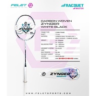 FELET CARBON WOVEN ZYNGER BADMINTON RACQUET (FREE STRING & GRIP)
