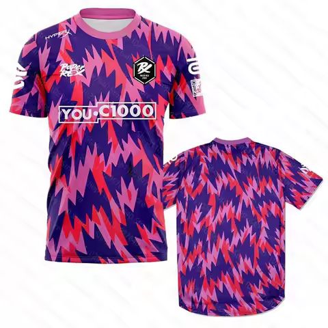 Paper Rex 2024 Esports Mens Uniform Clothing Quality Breathable 3D Print Short Sleeve T-shirt PRX Te
