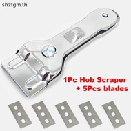 SHZTGM Hob Scraper Cleaner Remover Glass Ceramic With 5pcs Blade Cleaning Oven Cooker