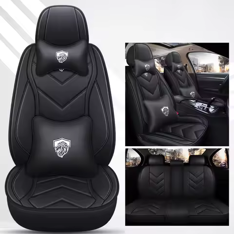 Leather Car Seat Covers For Range Rover Spor Kia EV6 Sportage Sorento Stonic BMW X3 E83 Auto Interio