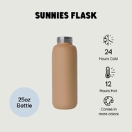 Sunnies Flask 25oz Bottle (Customizable Insulated Water Tumbler for Hot and Cold)