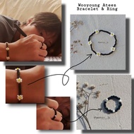 ATEEZ Wooyoung Bracelet & Ring Series - Wooyoung Ateez Bracelet & Ring - KPOP - Bead Bracelet