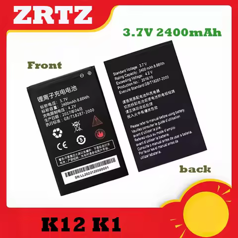 3.7V 2400mAh New High-Quality Battery For Kuyea K1 K12 Wifi Router Batteria For Xinxun GA100 WR800 F