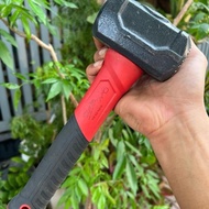 Sledge Hammer 3lbs Mil.waukee 1.7kg 28cm - Rubber Coated Fiberglass Handle - American Hammer