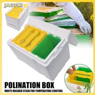 JACOLR Beekeeper Garden Pollination Box, Box Bee Mating Box Foam Bee Hive Box Queen Bee Breeding Box