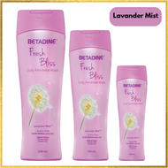 Betadine Fresh Bliss Lavender Mist Daily Feminine Wash 250ml 150ml 60ml