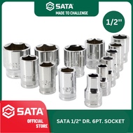 SATA 1/2'' DR. 6PT SOCKET / SOCKET BOX / SATA 1/2'' SOCKET / 6PT SOCKET BOX / 1/2" DR. 6 POINT METRI