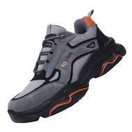 ◄ NEW Caterpillar Kasut kerja lelaki safety shoes Men women steel toe Anti-smash anti-puncture Work shoes Breathable Hiking boots