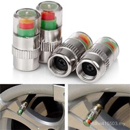 4pcs/Lot 2.0/2.2/2.4 Bar 30/32/36 PSI Alat Pemantau Tekanan Tayar Penunjuk Tekanan Penutup Sensor Pe