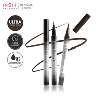 Vins828 IN2IT Ultrablack Waterproof Eyeliner Pen (EUB01) Very Black Eyeliner Pencil Waterproof Beaut