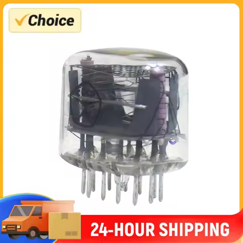 1Pcs IN-12 IN12 Glow Tubes Symbol Tube with Decimal Point Nixie Tube Clock Glow Tube for Glow Clock 