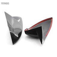 yerasg fangzi Rearview Mirror Cover 2PCS Side Trim Replacement for VW Golf 7 7.5 MK7 GTI R 14-19