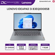 【24-Hr Delivery*】Lenovo IDEAPAD 3i 83EQ0008SB Laptop (i5-12450H/16GB 4800Mhz /512GB / 14" / WIN 11HOME)
