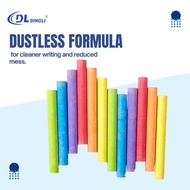 Dustless Blackboard Chalk – White, Yellow, Assorted Colored Chalk, Non-Toxic Black Board Chalk
