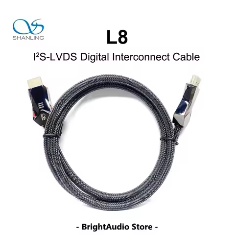 SHANLING L8 I2S-LVDS Digital Interconnect Cable for CD Player/AMP/DAC around 100cm
