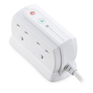 MasterPlug Surge Extension 13A 4/6 socket Surged Matt White