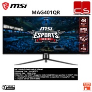 MSI MAG401QR 40'' UWQHD 155HZ 1MS VESA DisplayHDR 400 IPS Gaming Monitor