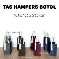 SAMPLE CANVAS BOTTLE BAG 3 SIZES 10x10x20 10x10x25 10x10x28