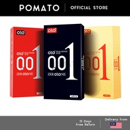 OLO 001 Ultrathin Condom Long Lasting 0.01mm Hyaluronic Acid Natural Latex Thinnest Condom Climax Ri
