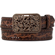 ARIAT Women's Rhinestones Embossed Leather Belt