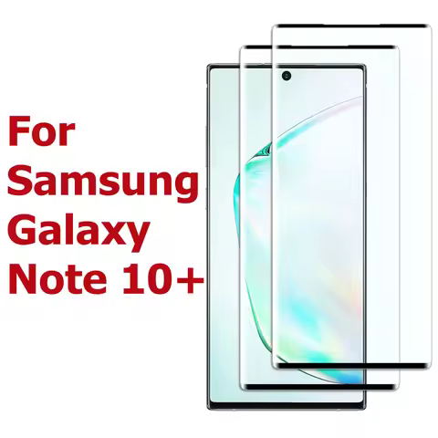 For Samsung Galaxy Note 10+ Note 10 plus Compatible Screen Protector, Anti-Scratch Screen Protector
