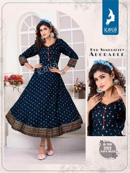 READY STOCK Kurti Women Indian New Design 2023 Cotton Kurti Traditional Kurtis Plus Size Party Wear 