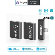 Amgras SoundMeta Ⅱ Pro Portable Noise-Cancelling Microphone for Sing YouTube/Facebook/Live Stream/Vl