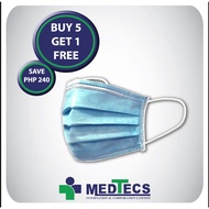 ✽▽✘Medtecs Standard Blue N88 Surgical Face Mask 3Ply Fda Approved Astm Level 1 Type Iir