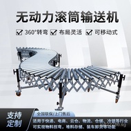 Conveyor Belt Sliding Track Roller Telescopic Roller Non-Powered Roller Turning Tool Unloading 6D1G