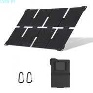 LVDN~25W Portable Solar Panel Dual USB Output USB-C 5V/3A USB-A 5V/3A for Hiking Gear