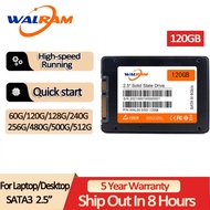 WALRAM Sata3 ssd 120GB 128GB 240GB 60GB 256GB 480GB 512gb 1TB Hdd 2.5 Hard Disk Disc Internal Solid 