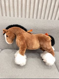 愛馬仕 Hermès 絨毛小馬 Hermy Plush Horse 玩偶 咖黑｜全新