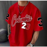 T-SHIRT BIG SIZE MEN WOMEN (S -6XL) FULL PRINTING SCREEN PRINTING CHICAGO COLOMBIA 23 READY BIGSIZE 