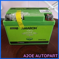 แบตเตอรี่ สำหรับมอเตอร์ไซค์ Amaron Pro Rider Battery MHETZ5S 12V