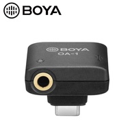 BOYA OA-1 Dual 3.5mm / USB Type C Microphone Mic Adapter for DJI OSMO ACTION