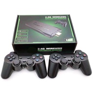 M8 Game Stick 2.4G Wireless Dual Controller HD TV Retro Game Console 128G Mainan Elektronik