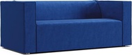 Comfort Works Custom Unique Klippan Cover, Designer Velvet Pet Friendly Slipcovers to Fit IKEA Klippan 2 Seater Sofa Loveseat (Velvet Cobalt)