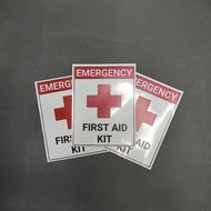 FIRST AID KIT FIRST AID KIT BOX LABEL STICKER